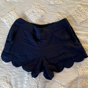 Lily Pulitzer scalloped shorts
